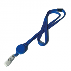 ATTY10-CS2 - Cordon avec enrouleur bleu, extension 72 cm  - Cardalis