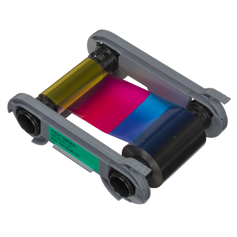 Cartouche de ruban couleur YMCKO compatible pour imprimantes Zebra