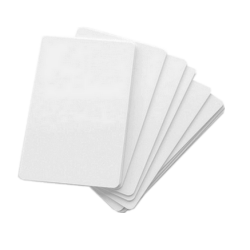 Cartes PVC format 86x54mm -  épaisseur 0 - 50mm -  lot de 100