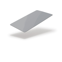 Cartes PVC GRIS -  86x54 mm teintées dans la masse