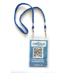 Porte badge souple transparent pour vos documents A6_04
