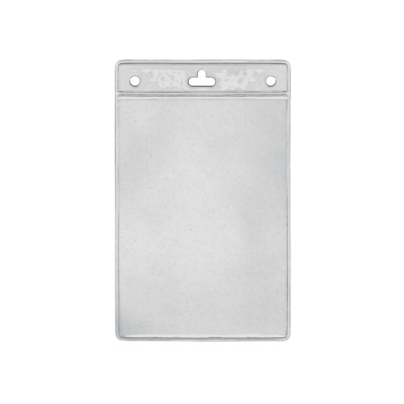 Porte badge souple, PVC recyclé, 105x149mm grand format, vertical_01