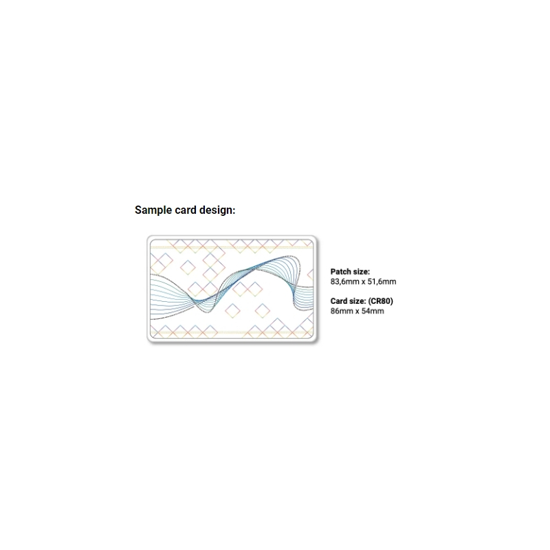 PR20808413 - Film Lamination XID8-Series, 0.6 mil Holographic Patch "Secure B"_02