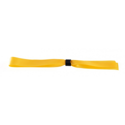 Bracelet tissu satin 15 mm avec boucle de fermeture - Jaune 1