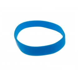 BRSILICONEAD-2 Lot 100 bracelets silicone taille adulte, sans marquage - Bleu foncé