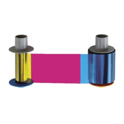 084519 - Ruban encre couleur YMCKIKI panel inhibiteur, imprimante Fargo HDP5xxx