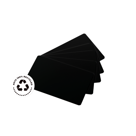 C3501 - Cartes Evolis PETG recyclé, 86x54 mm, ép. 0,76 mm, noir mat_01