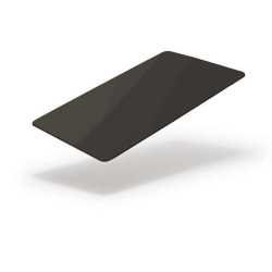 Cartes PVC NOIR MAT -  86x54 mm teintées dans la masse