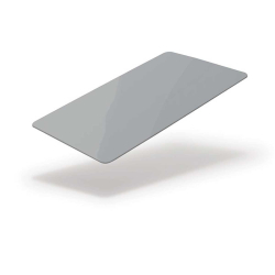 Cartes PVC GRIS -  86x54 mm teintées dans la masse