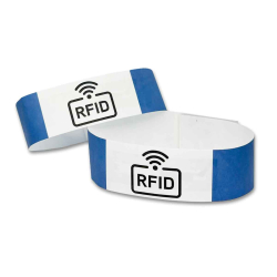 Bracelet Tyvek indéchirable RFID - 25mm - face