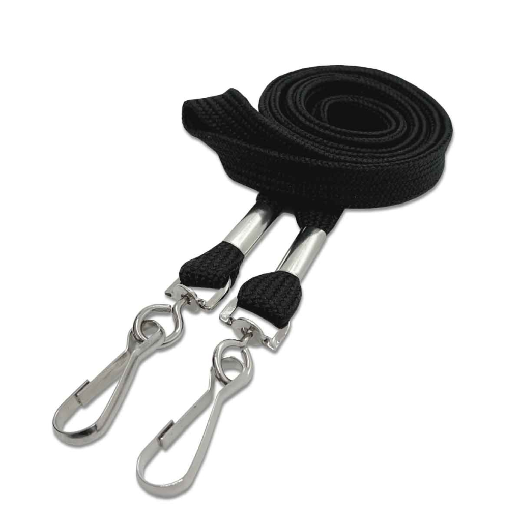 Lot De 10 Mousquetons Ronds Noir - 20mm - Pour Porte-Clés