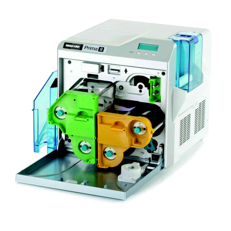 Magicard Prima 8 Duplex USB/Ethernet, Contactless, 300 dpi - ouvert