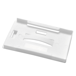 Porte badges, multicartes , verticale/horizontale,  pour carte 86x54mm, blanc - miniature
