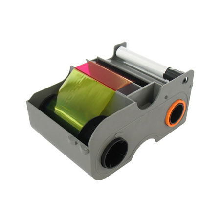 Ruban couleur YMCKO pour imprimante à badges Fargo DTC4250e, 300 faces