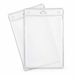 Porte badge souple transparent pour vos documents A6 - Cardalis