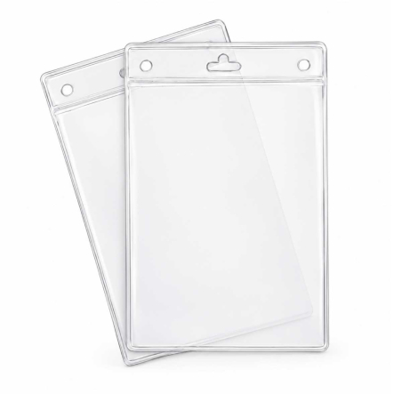 Porte badge souple transparent pour vos documents A6 - Cardalis