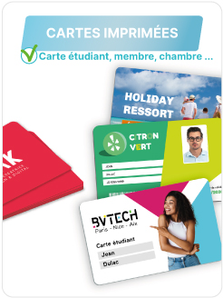 Cartes imprimées