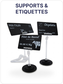 Supports et étiquettes
