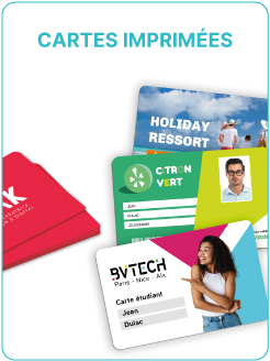 Cartes imprimées