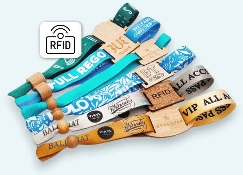Bracelets imprimés RFID
