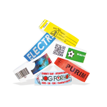 Bracelet imprimé personnalisé en Tyvek