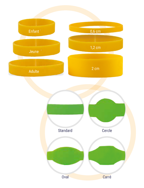 Une multitude de tailles et de formes pour vos bracelets