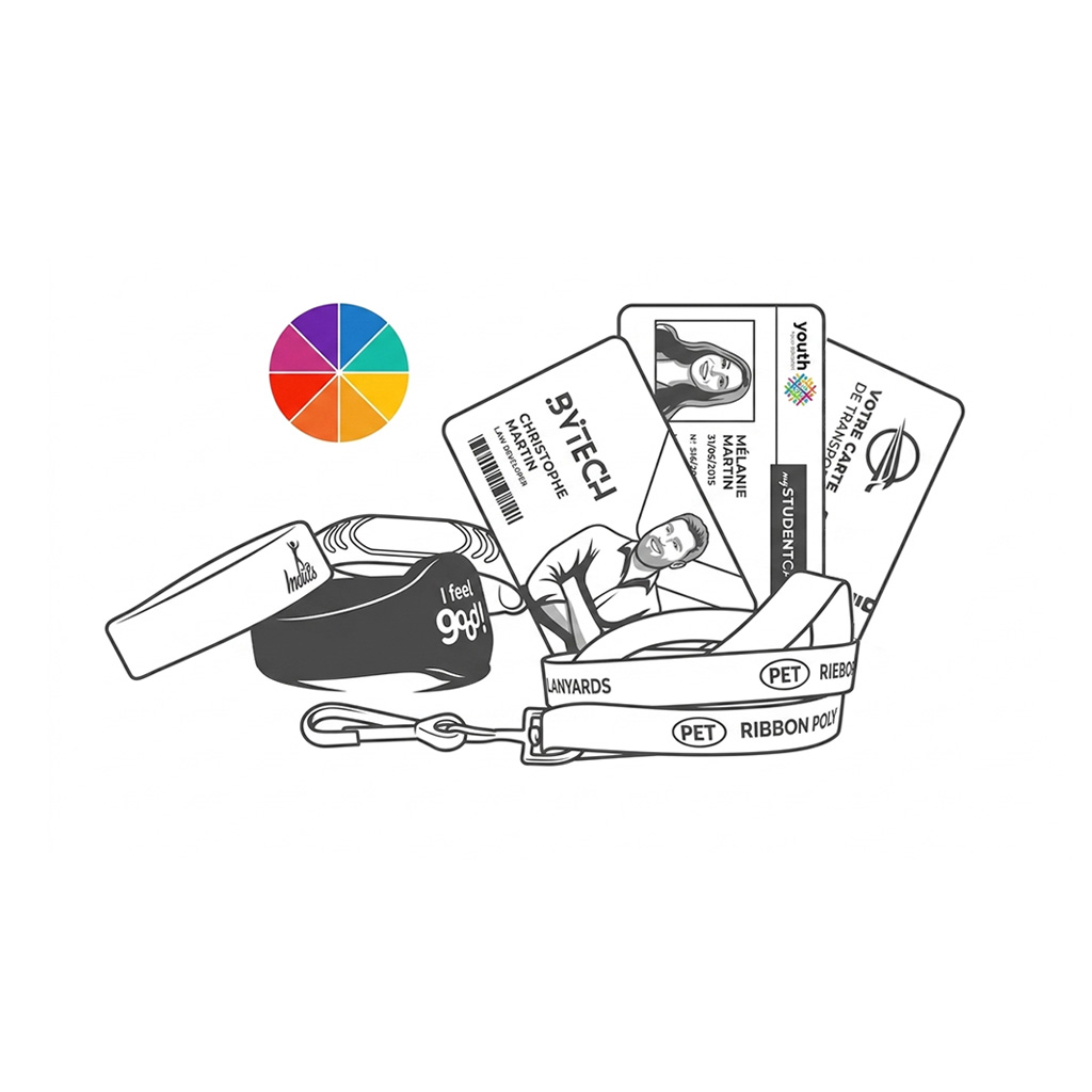 Service d'impression de cartes et badges sur mesure